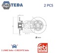 180024 BREMSSCHEIBEN SATZ HINTEN FEBI BILSTEIN 2PCS NEU OE QUALITÄT