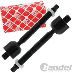 2x FEBI AXIALGELENK SPURSTANGE VORDERACHSE LINKS+RECHTS für VW T5 V MULTIVAN BUS