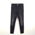 Karl Lagerfeld Jeans Damen W27 L32 Grau Skinny Stretch Denim Hose Faded