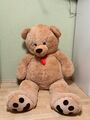 XXL KUSCHELBÄR RIESEN PLÜSCH TEDDY BÄR KUSCHEL TIER STOFFTIER GROß 125 cm