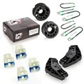 2x FENSTERHEBER REPARATURSATZ SET VORNE LINKS + RECHTS 4/5 TÜRIG FÜR VW GOLF 5 V