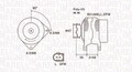 MAGNETI MARELLI 063731675010 LICHTMASCHINE GENERATOR für SEAT SKODA VW