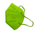 5 x FFP2 Maske Mundschutz Masken Atemschutz 5-lagig Zertifikat Neon-Grün