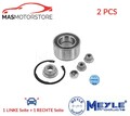 RADLAGERSATZ RADLAGER SATZ PAAR MEYLE 100 498 0048 2PCS A FÜR SKODA OCTAVIA I