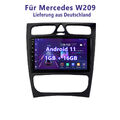 Für Mercedes Benz CLK W209 C-Klasse W203 Autoradio GPS Navi Android WiFi BT USB