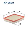 FILTRON Luftfilter AP 052/1 Filtereinsatz für OPEL ASTRA B16 Sports Tourer CRDI