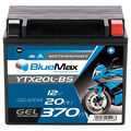 BlueMax YTX20L-BS Motorradbatterie GEL 12V 20Ah HVT-01