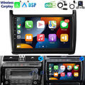 DAB+ Apple Carplay 32GB Android 15 Autoradio GPS Für VW Polo 6R 6C 9N 2008-2015