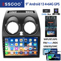 DAB+ 4+64GB Autoradio Android 13 GPS WIFI Carplay Für Nissan Qashqai J10 2007-15