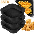 3 stk Silikonform Heißluftfritteuse Backform Zubehör für Philips Airfryer XXL