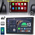 Für Audi A4 2000-2008 S4 8E 8H B6 B7 Kamera Carplay Autoradio Android13 128G GPS