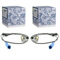 2X VEMO ABS-SENSOR RADDREHZAL HINTEN passend für PEUGEOT 206 