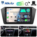 10,1" DAB+ 2+32GB CarPlay Android13 Radio Für VW Passat B8 mit GPS Navi WIFI RDS