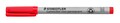 STAEDTLER Folienstift non-permanent Lumocolor, rot, wasserlöslich, Made in Germa