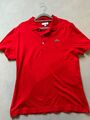 Lacoste Polo Shirt rot, red - Größe L, Size Large