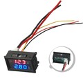 1* Red And Blue DC 0-100V 10A / 50A / 100A Dual Digital LED Voltmeter Ammeter DE