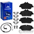 ATE CERAMIC BREMSBELÄGE + WARNKONTAKT VORNE passend für BMW 1er E81 E82 E87 E88