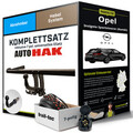 Anhängerkupplung abnehmbar für OPEL Insignia Sportstourer (Kombi) +E-Satz kpl.