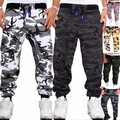Herren Jogginghose Sweatpants Fitness Camouflage Sporthose Training Sport Hose