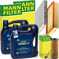 MANN FILTERSET+ARAL 5W-30 ÖL passend für 3.0 TDI AUDI Q7 4L VW TOUAREG CAYENNE