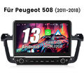 Android 13.0 10.1" Für Peugeot 508 2011-2018 1+32G Autoradio GPS NAVI DAB USB BT