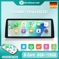 12,3'' Android 14 Autoradio CarPlay GPS Navi 128GB DAB+ für BMW 5er E60 E61 CCC
