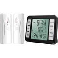Kühlschrank Thermometer Digital Gefrierschrank Thermometer mit 2 Sensoren K...