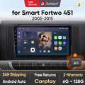 6+128G Für Smart Fortwo 451 2010-2015 Android 13 Autoradio CarPlay DAB Navi RDS
