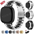 Für Fitbit Versa 4 3 Sense 2 1 Edelstahl Metall Uhrenarmband Armband Ersatzband