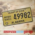 USA Nummernschild/Kennzeichen/license plate/US car * Alabama Antique Vehicle*