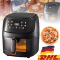 XXL Heißluftfritteuse 8L Fritteusen Friteuse Heißluft Air Fryer 1800W ohne Öl DE