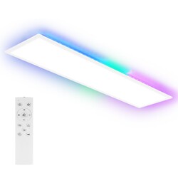 LED Panel Deckenleuchte Dimmbar RGB 100x25 24W Backlight Tageslichtlampe Büro