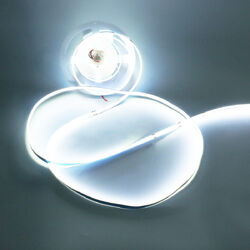 2m 5m 12V 24V COB LED Streifen Stripe Band Warmweiss Kaltweiss Keine Lichtpunkt