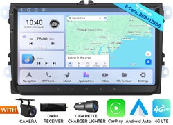 9" 8+128 8Core für VW Passat B7 2010-2014 Autoradio Android Auto Navi 4G LTE DAB