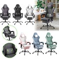 Gaming-Stuhl Bürostuhl PC Schreibtischstuhl Höhenverstellbar mit Massagefunktion