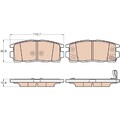 TRW GDB3566 Bremsbeläge Satz für Opel Antara Chevrolet Captiva