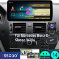 Android14 GPS Nav BT 6GB+128GB Autoradio Für Mercedes Benz C-Klasse W204 NTG 4.0