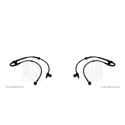 BLUE PRINT ABS Sensor Raddrehzahl Set links rechts für Suzuki Swift III MZ EZ