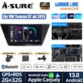 Android 13 Autoradio Carplay WiFi DSP GPS Navi +Kamera Für VW Touran 5T ab 2015