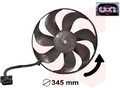 VAN WEZEL 5888744 Lüfter Motorkühlung Kühlerlüfter für VW POLO (9N) Wasserkühler