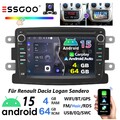 Für Dacia Lodgy Duster Dokker Logan Sandero Android 15 Autoradio Carplay GPS RDS