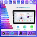 Autoradio CarPlay Für Fiat Bravo 2007-2012 Android 12 DAB GPS CANBUS BT5.0 6+64G