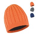 Result Damen Herren Mütze Wintermütze Strickmütze Beanie Fleecefutter Neu RC370