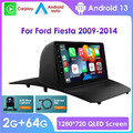 DAB OBD2 Autoradio Für Ford Fiesta 2009-2014 Carplay 2+64G Android13 GPS Kam SWC