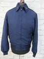 USAF Air Force dunkelblaue Jacke mit Steppfutter und Kragenabzeichen 42 kurz