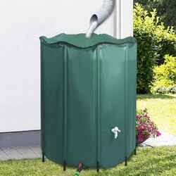 Regenwassertank Faltbar mit Hahn 1000 L Regentonne Regenwassertonne Wassertank