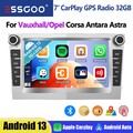 32G Carplay Android 13 Autoradio GPS RDS Für Opel Astra H Corsa C D Zafira Combo