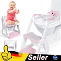 Toilettentrainer Kindertoilette Kinder mit Treppe Toilettensitz für 1-7 WC Sitz