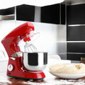 Küchenmaschine Knet Rühr Teig Maschine Teigkneter Gerät  Stand Mixer Rot Schwarz