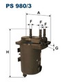 Filtron PS 980/3 Kraftstofffilter für RENAULT Kraftstoffförderanlage